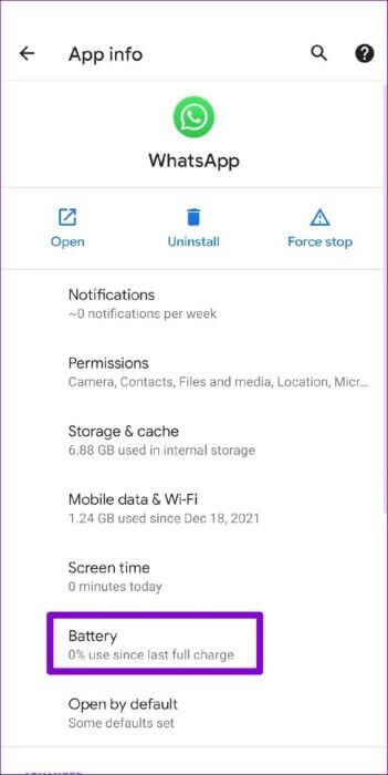 WhatsApp-Battery-Optimization-on-Android-513x1024-1-351x700 أفضل 7 طرق لإصلاح خطأ تعذر إرسال حالة WhatsApp