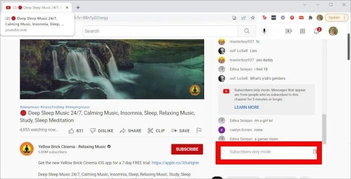 YouTube-Live-Chat-Subscribers كيفية المشاهدة والدردشة على YouTube Live Stream