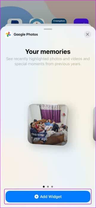 add-google-photos-widget-473x1024-1-323x700 كيفية مزامنة مكتبة صور Apple مع صور Google