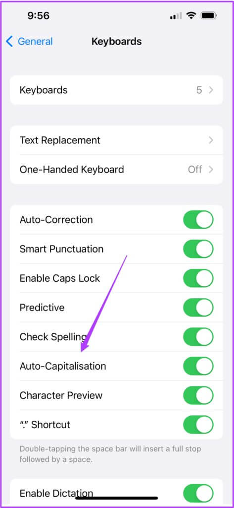 كيفية إيقاف تشغيل الكتابة بالأحرف الكبيرة تلقائيًا في iPhone - %categories