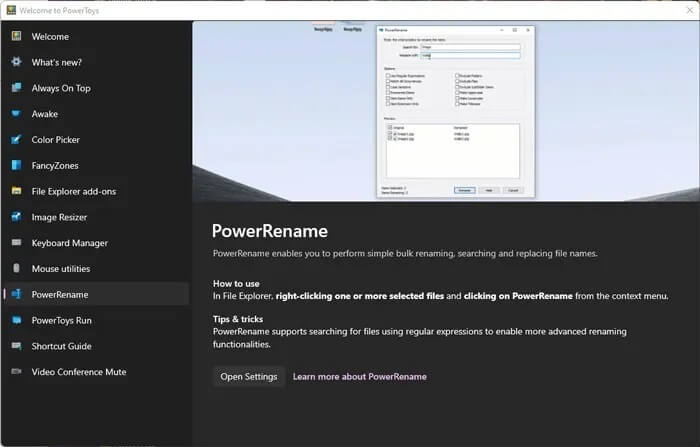 batch-rename-files-windows-powerrename-powertoys 4 طرق لإعادة تسمية الملفات دفعة واحدة في Windows