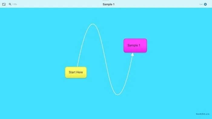 bubblus-presentation-mode 5 تطبيقات خرائط ذهنية لالتقاط أفكارك ومشاركتها