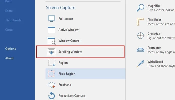 capture-scrolling-screenshots-picpick كيفية أخذ لقطة شاشة كصورة متحركة في Windows