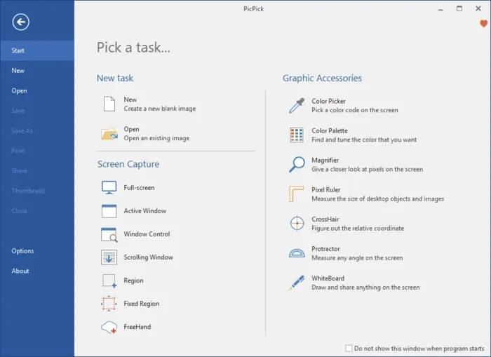 capture-scrolling-screenshots-picpicks-interface كيفية أخذ لقطة شاشة كصورة متحركة في Windows