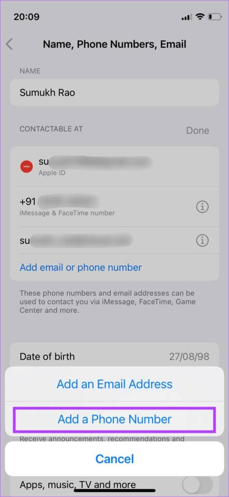 change-iphone-number-5-473x1024-1-473x1024 طريقة تغيير رقم الهاتف المرتبط بمعرف Apple