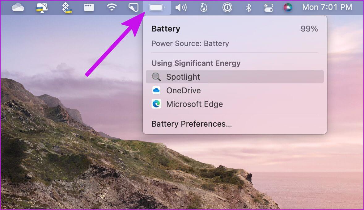 check-apps-conusming-battery أفضل 10 طرق لإصلاح مشكلة تجمد نظام Mac