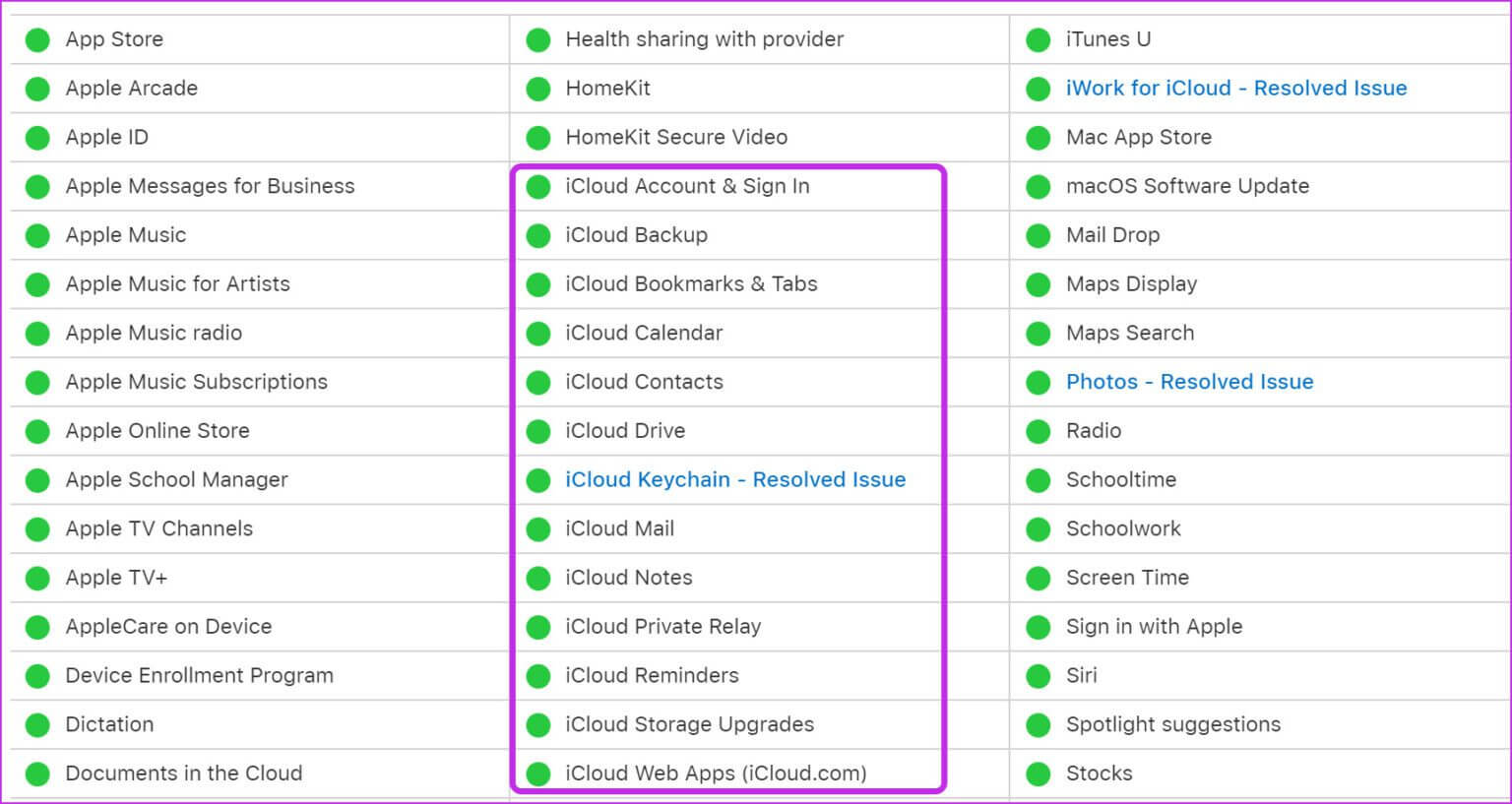 check-icloud-status-icloud-sync-not-working-on-windows-11-1536x817-1 أفضل 8 طرق لإصلاح عدم عمل مزامنة iCloud في Windows 11