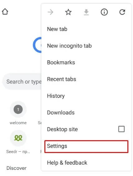 chrome-set-428x566 كيفية منع الإعلانات المنبثقة على Android