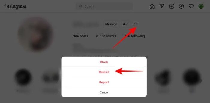 comments-instagram-desktop-restrict-profile كيفية إدارة التعليقات على Instagram
