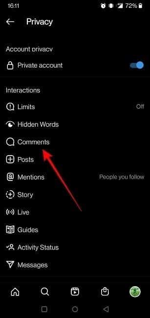 comments-instagram-mobile-comments كيفية إدارة التعليقات على Instagram
