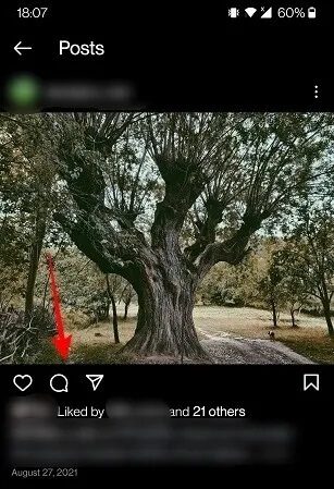 comments-instagram-mobile-send-message كيفية إدارة التعليقات على Instagram