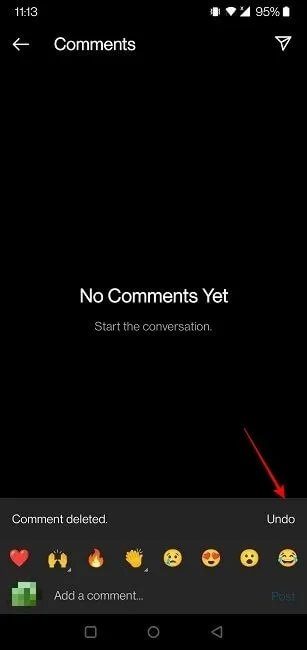 comments-instagram-mobile-undo كيفية إدارة التعليقات على Instagram