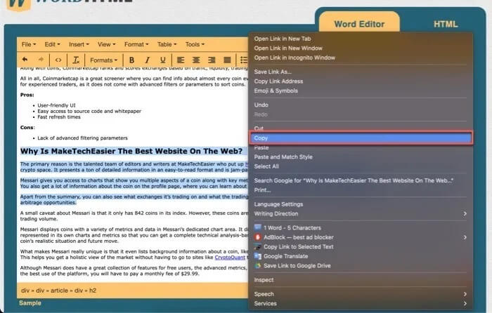 copy-text-from-wordhtml-1 كيفية النسخ واللصق في المواقع التي لا تسمح لك بذلك