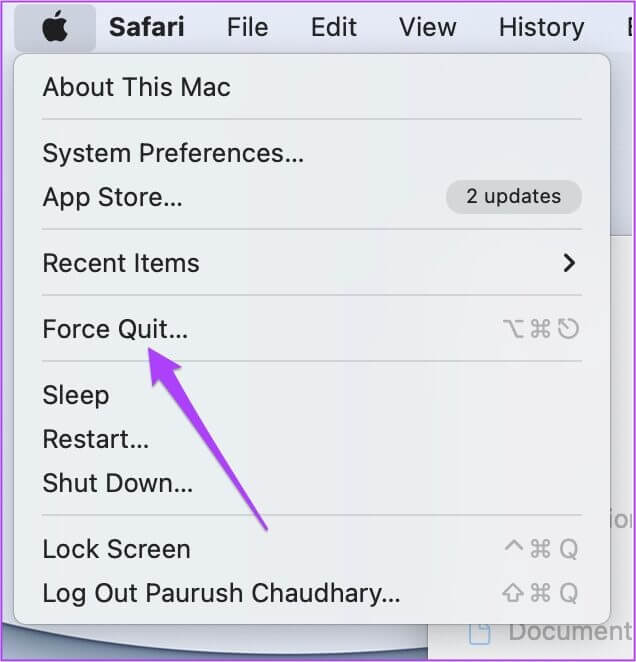 force-quit-menu-mac-636x662 أفضل 6 طرق لإصلاح عدم عمل برنامج Microsoft Word على نظام Mac