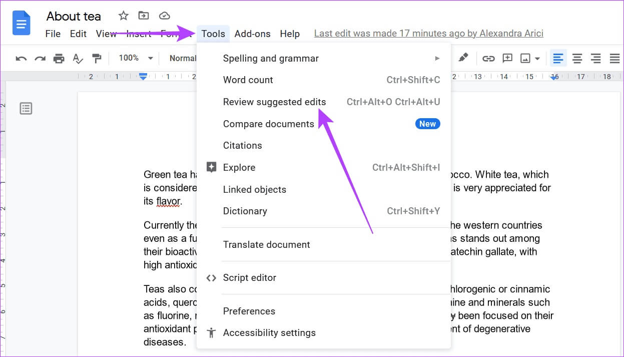 google-docs-track-changes-review-suggested-edits-1247x713 كيفية استخدام تعقب التغييرات في مستندات Google