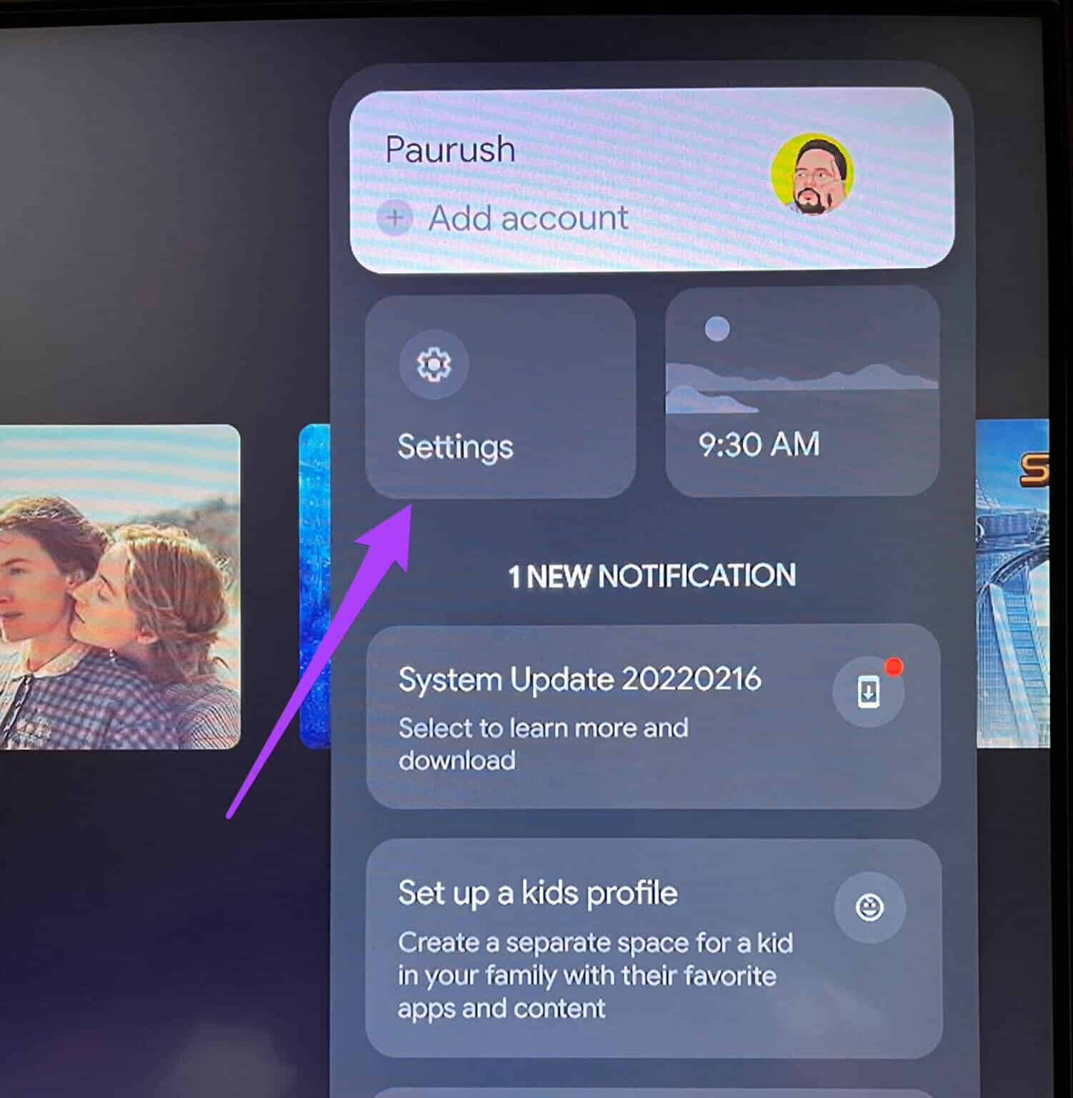 google-tv-settings-1502x1536-1-1502x1536 أفضل 5 نصائح وحيل لتلفزيون Android باستخدام واجهة Google TV