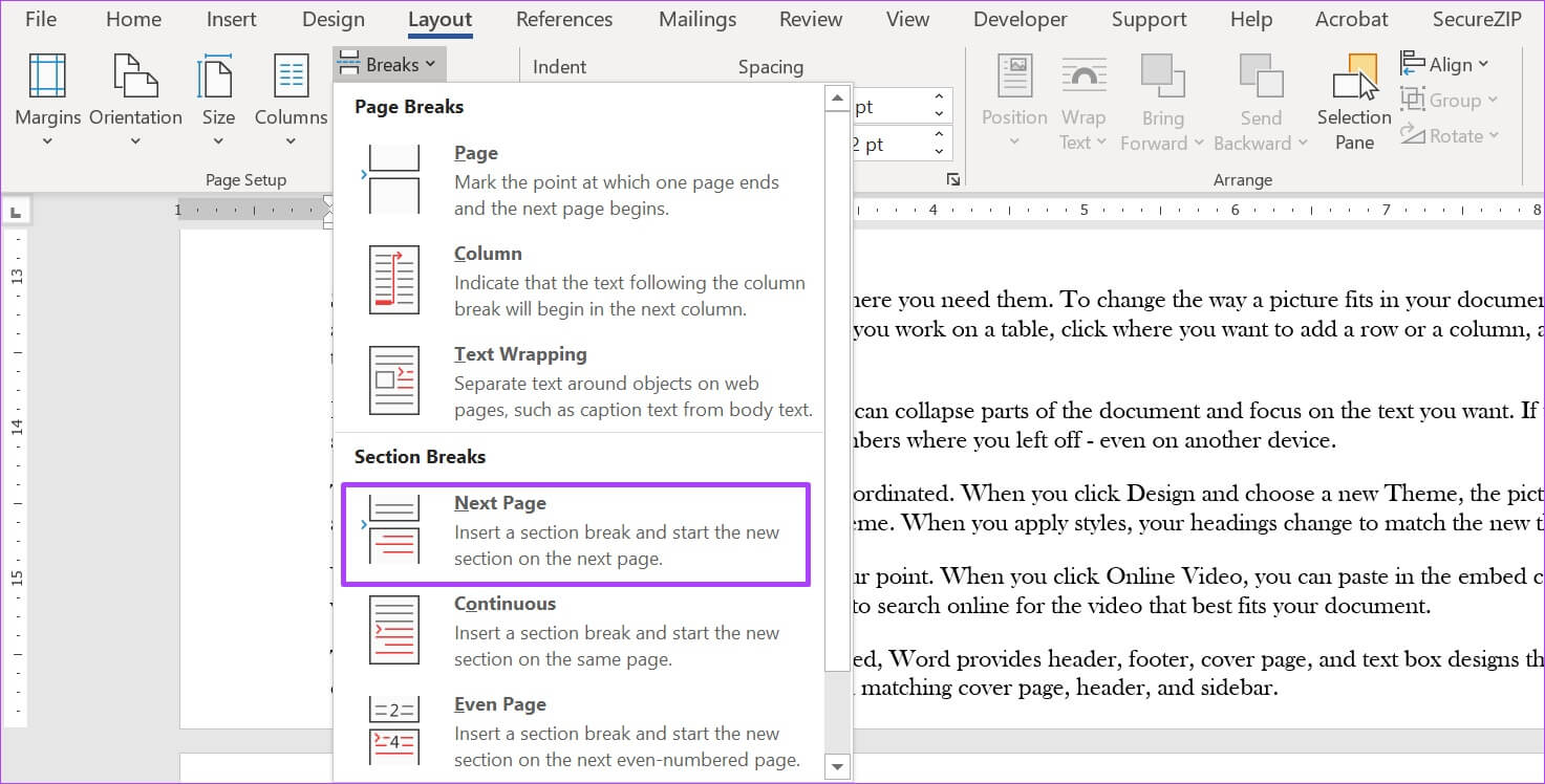 كيفية تغيير اتجاه الصفحة في Microsoft Word - %categories