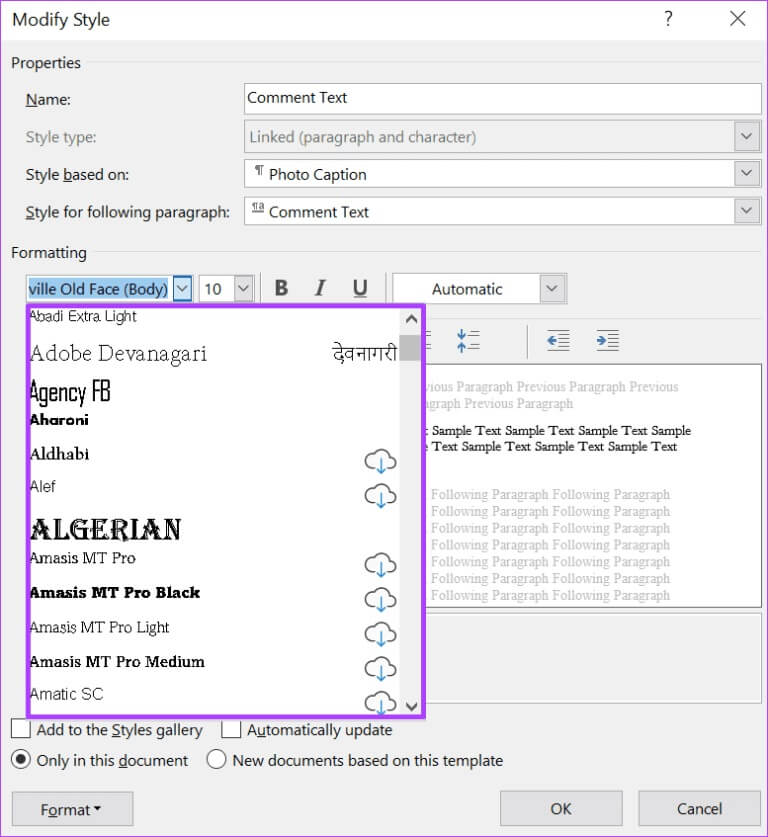 how-to-edit-the-font-when-tracking-changes-in-microsoft-word-step-11-768x837-1 كيفية تحرير الخط والتعليق عند تعقب التغييرات في Microsoft Word