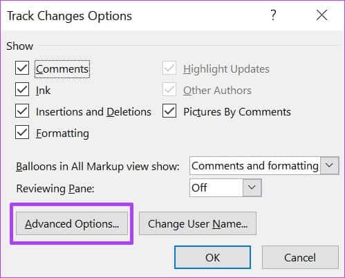 how-to-edit-the-font-when-tracking-changes-in-microsoft-word-step-20 كيفية تحرير الخط والتعليق عند تعقب التغييرات في Microsoft Word