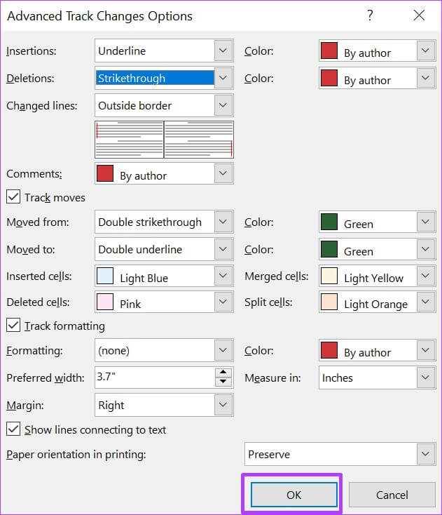 how-to-edit-the-font-when-tracking-changes-in-microsoft-word-step-22 كيفية تحرير الخط والتعليق عند تعقب التغييرات في Microsoft Word