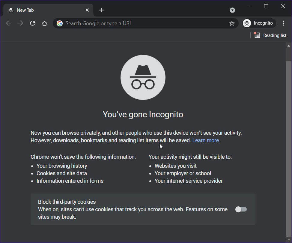 incognito-mode_4d470f76dc99e18ad75087b1b8410ea9-974x810 أفضل 5 طرق لإصلاح عدم ظهور الصور المصغرة على YouTube