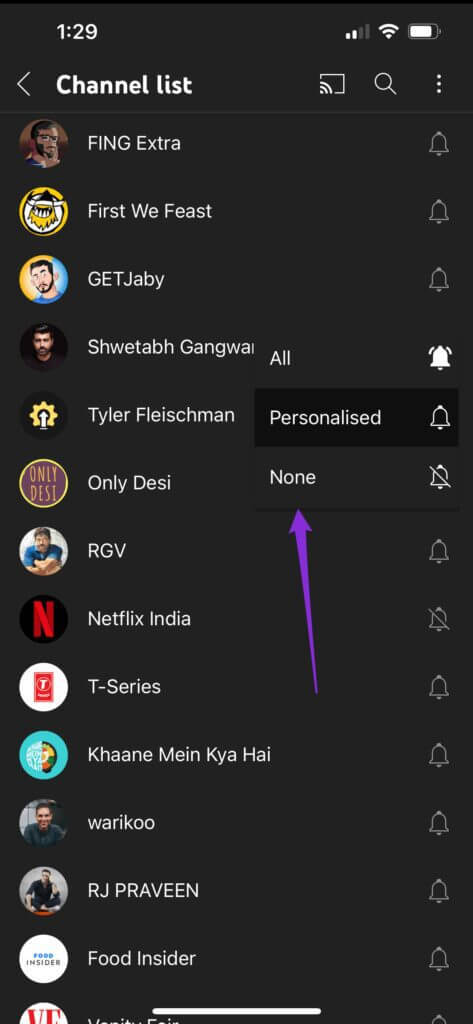 notification-off-youtube-app-473x1024-1 أهم 6 ميزات على YouTube يجب أن تجربها على Android و iPhone