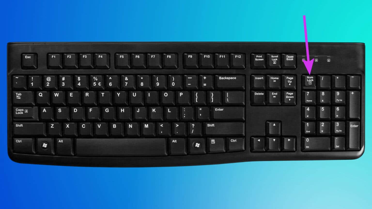 number-pad-not-working-on-windows-11-1536x864-2 أفضل 8 طرق لإصلاح عدم عمل لوحة الأرقام على لوحة المفاتيح في Windows 11
