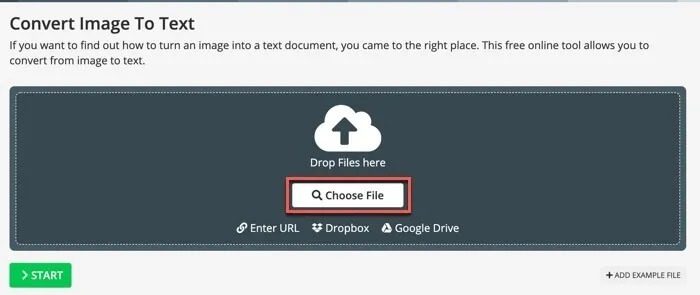 ocr-to-edit-choose-file-option كيفية النسخ واللصق في المواقع التي لا تسمح لك بذلك