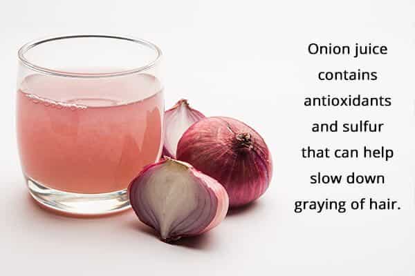 onion juice to fight graying of hair - عصير البصل لشيب الشعر: كيف يعمل وكيف يتم استخدامه