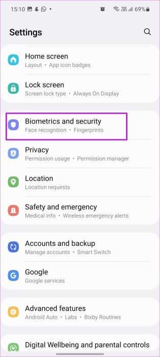 open-biometrics-face-recognition-not-working-on-samsung-phones أفضل 7 طرق لإصلاح عدم عمل التعرف على الوجوه على هواتف Samsung Galaxy