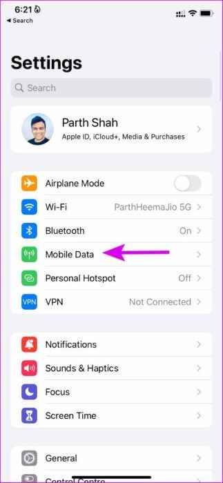 open-cellular-data-menu-473x1024-1 أفضل 9 طرق لإصلاح عدم عمل الأدوات widgets أو لا يتم تحديثها على iPhone