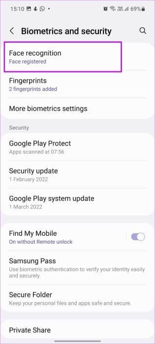 open-face-recognition-1 أفضل 7 طرق لإصلاح عدم عمل التعرف على الوجوه على هواتف Samsung Galaxy