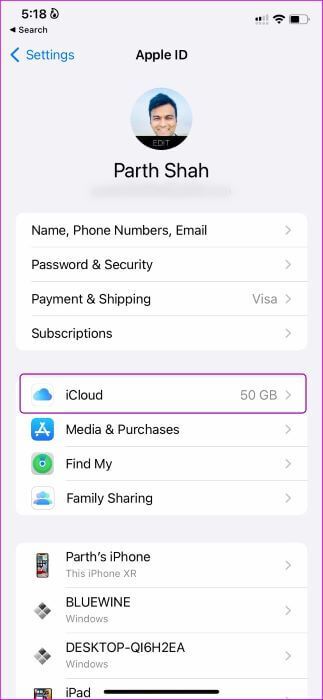 open-icloud-menu-323x700 كيفية مزامنة مكتبة صور Apple مع صور Google