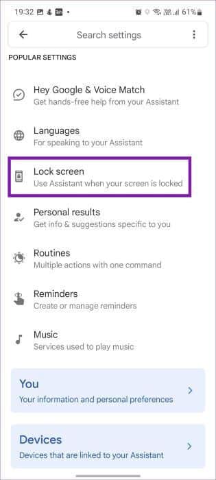 open-lock-screen-315x700 أفضل 9 طرق لإصلاح عدم عمل مساعد Google في هواتف Samsung Galaxy