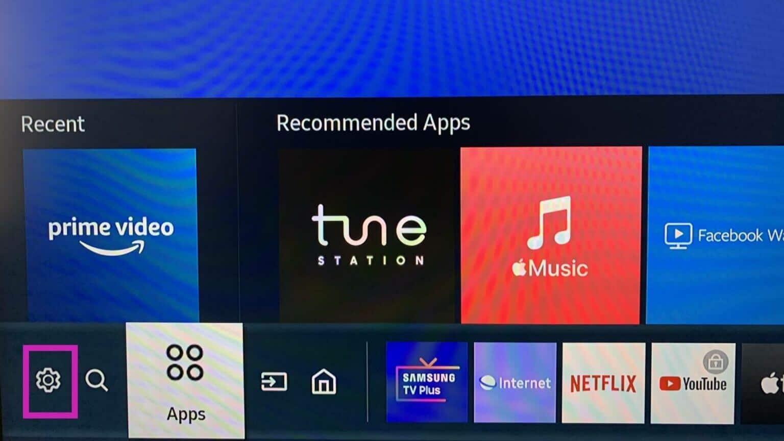 open-settings-on-samsung-tv-1536x864-1-1536x864 طرق إصلاح عدم عمل YouTube على تلفزيون Samsung