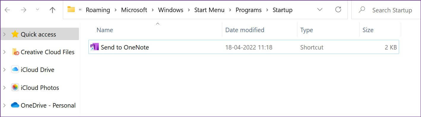 open-startup-folder-1419x397 أفضل 8 إصلاحات لبطئ فتح Google Chrome على Windows 10 و Windows 11