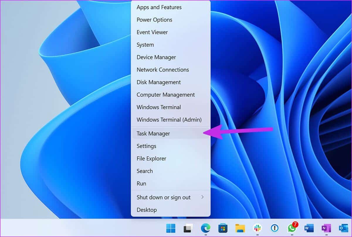 open-task-manager-3 أفضل 8 طرق لإصلاح عدم عمل مزامنة iCloud في Windows 11