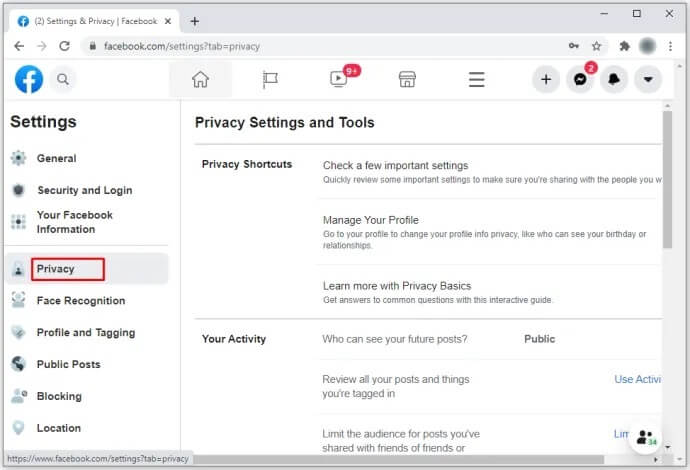 ppf6-690x470 كيف تجعل ملفك الشخصي خاصًا على Facebook