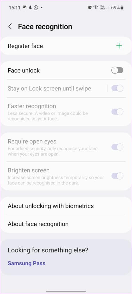 register-a-face-face-recognition-not-working-on-samsung-phones-461x1024-1 أفضل 7 طرق لإصلاح عدم عمل التعرف على الوجوه على هواتف Samsung Galaxy
