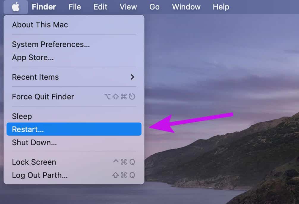 restart-mac-Fix-Mac-Keeps-Freezing-Up أفضل 10 طرق لإصلاح مشكلة تجمد نظام Mac