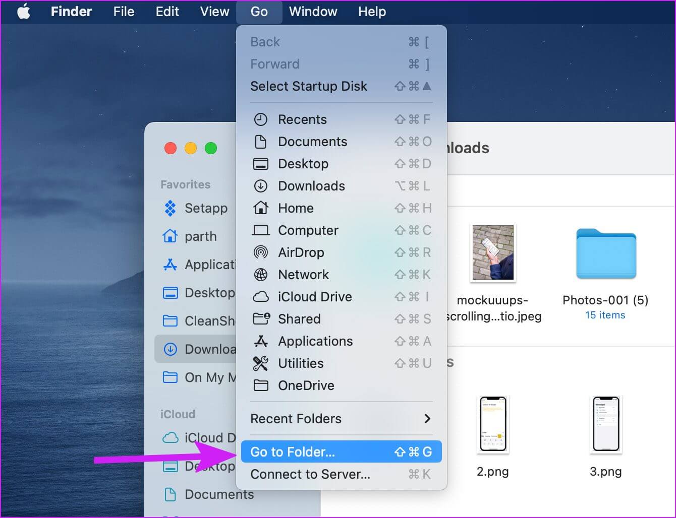 select-go-to-folder-Fix-Discord-Update-Failed أفضل 7 طرق لإصلاح فشل تحديث Discord على Windows و Mac