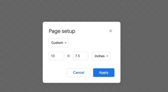 setup-your-custom-page كيفية إنشاء شعار باستخدام Google Drawings