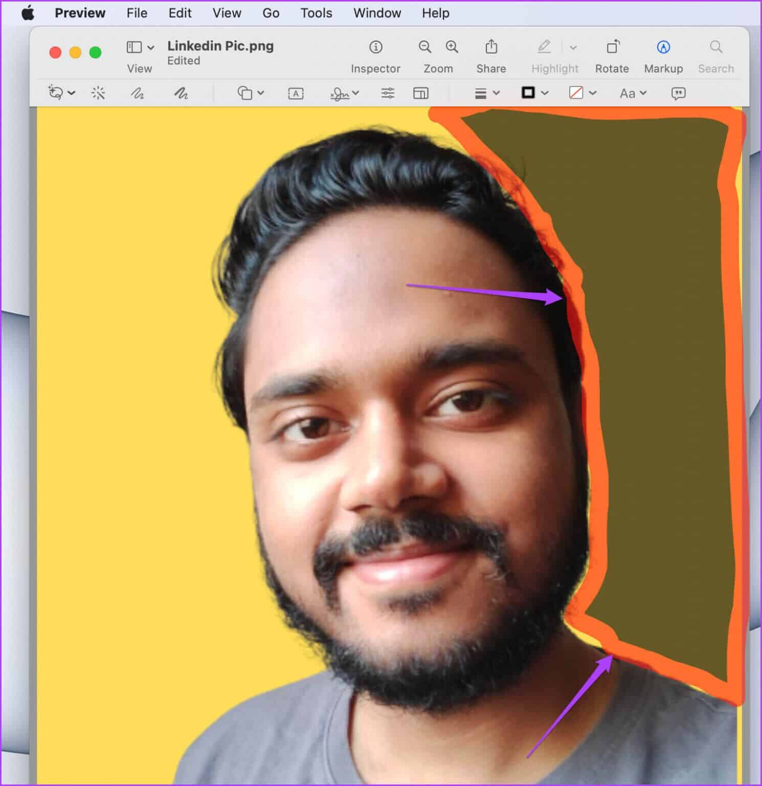 smart-lasso-selection-preview-tool-mac-1490x1536-1-1490x1536 كيفية إزالة خلفية الصورة على نظام Mac باستخدام Preview