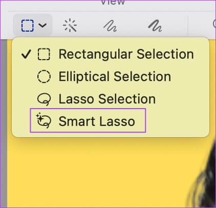 smart-lasso-tool-image-preview-mac-422x408 كيفية إزالة خلفية الصورة على نظام Mac باستخدام Preview
