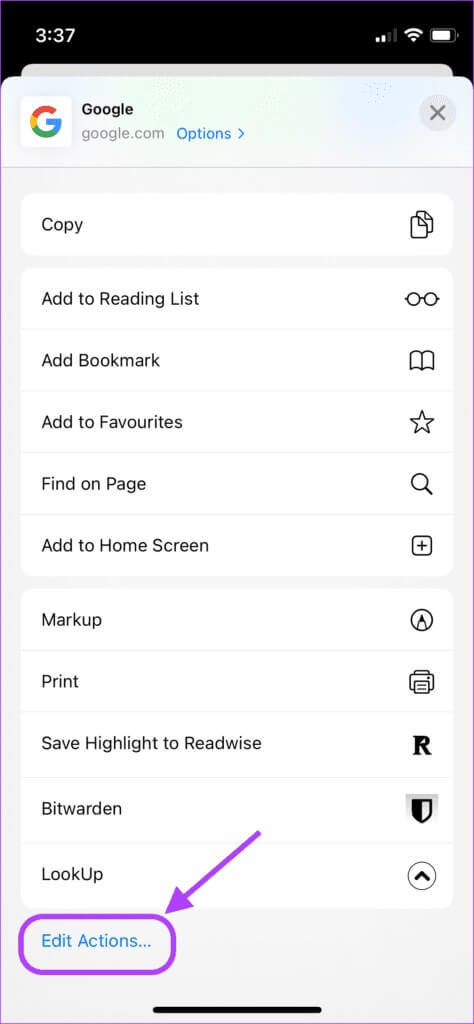 tap-on-edit-actions-474x1024-1 كيفية تحرير ورقة المشاركة Share Sheet على iPhone