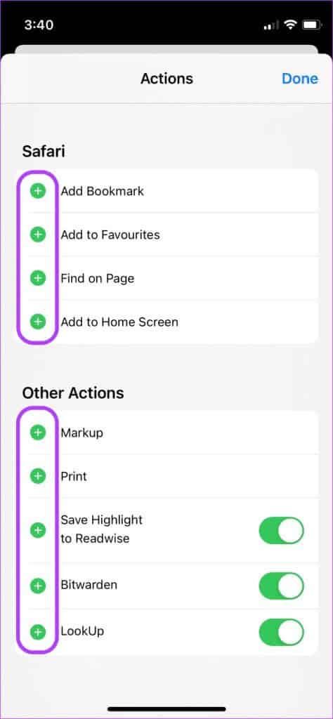 tap-on-the-plus-button-1-474x1024-1 كيفية تحرير ورقة المشاركة Share Sheet على iPhone