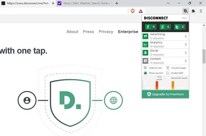 the-best-chrome-security-and-privacy-extensions-to-stay-safe-online-disconnect 12 إضافة للأمان والخصوصية في Chrome للبقاء آمنًا على الإنترنت