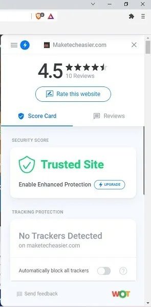 the-best-chrome-security-and-privacy-extensions-to-stay-safe-online-wot 12 إضافة للأمان والخصوصية في Chrome للبقاء آمنًا على الإنترنت