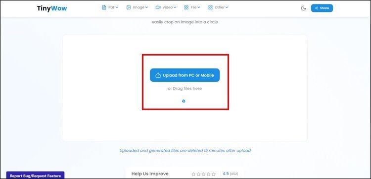 tinywow10-750x361 كيفية اقتصاص الصور في أشكال مختلفة (مربع ، دائرة ، مثلث)