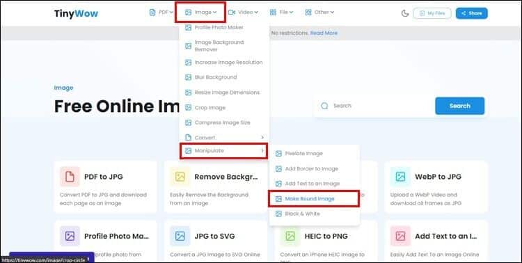 tinywow3-750x378 كيفية اقتصاص الصور في أشكال مختلفة (مربع ، دائرة ، مثلث)